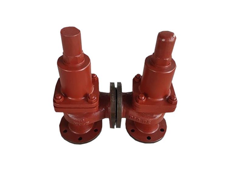 上海船用直角安全阀CB304-1992法兰铸铁图片一